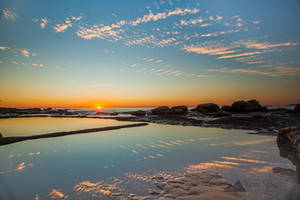 Dawn at the Rockpool by lilfairywren