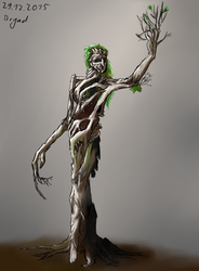 Drawing December Day 29 Dryad