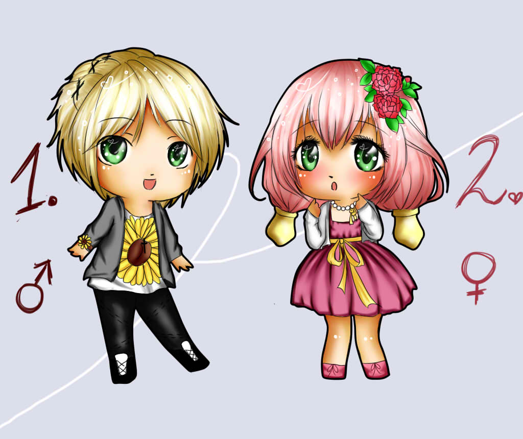 Adoptables Hinata and Tsubaki Closed