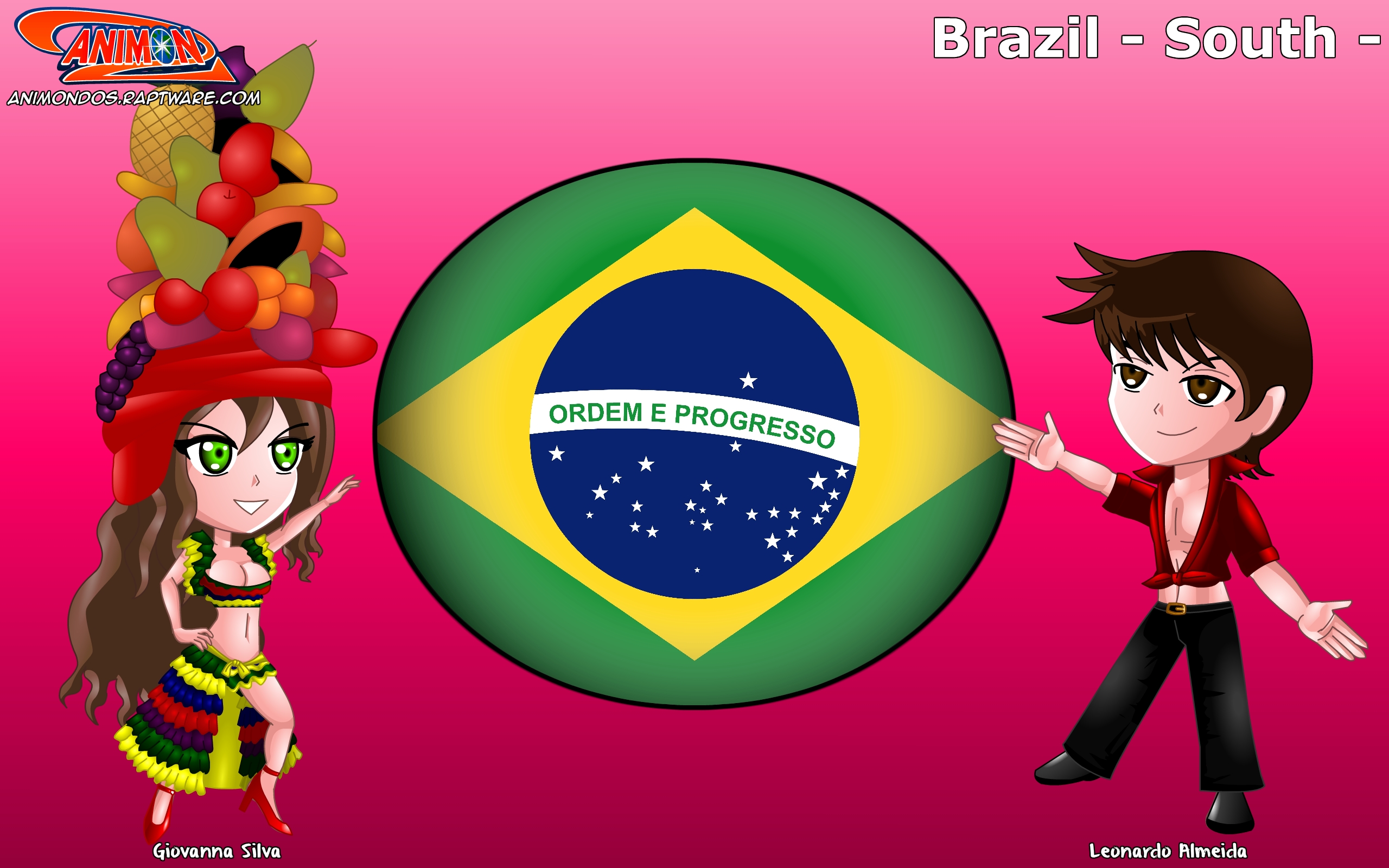 Chibi Brazil - South - Animondos - by Dougieus on DeviantArt