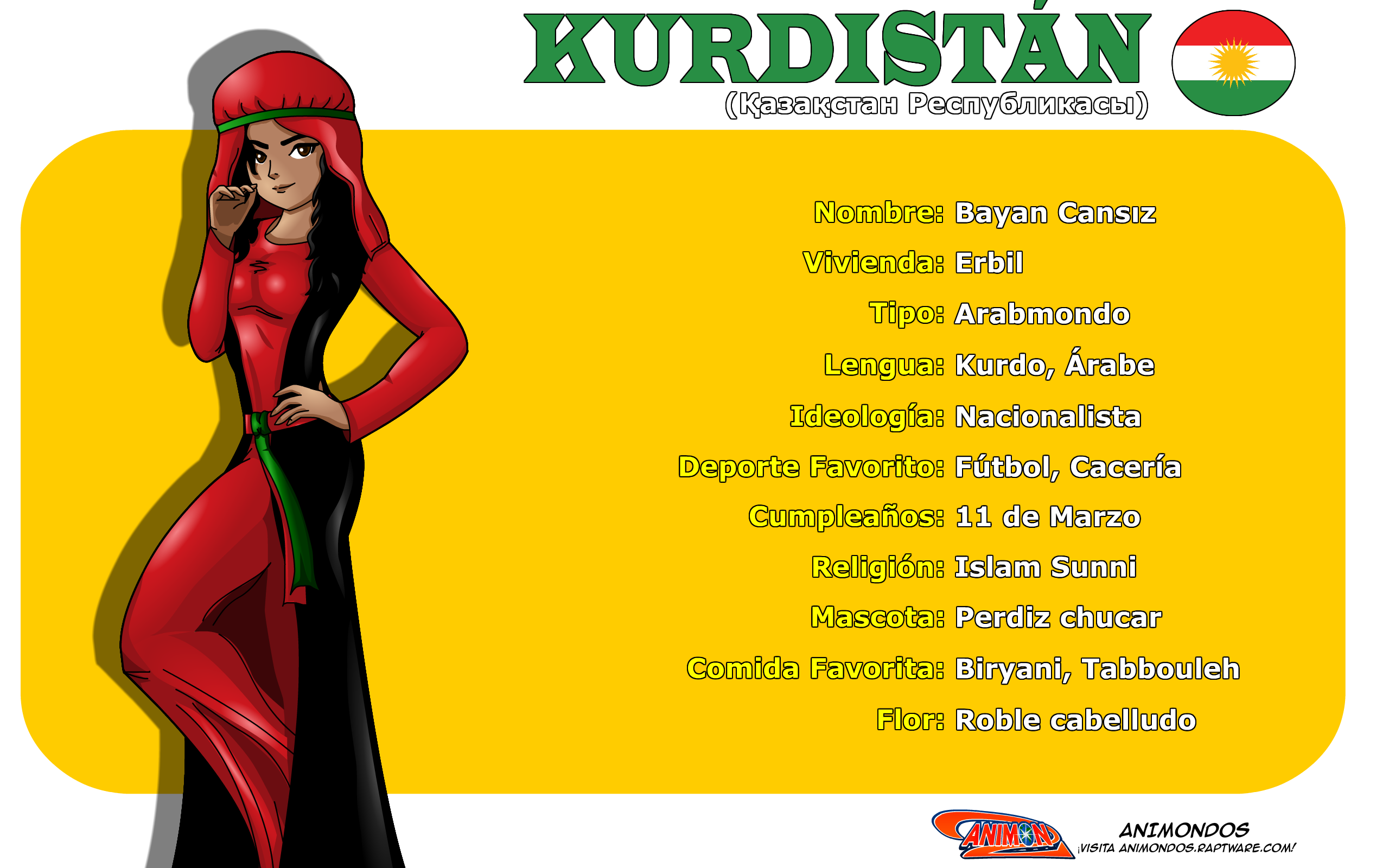 Perfil de Kurdistan de Animondos