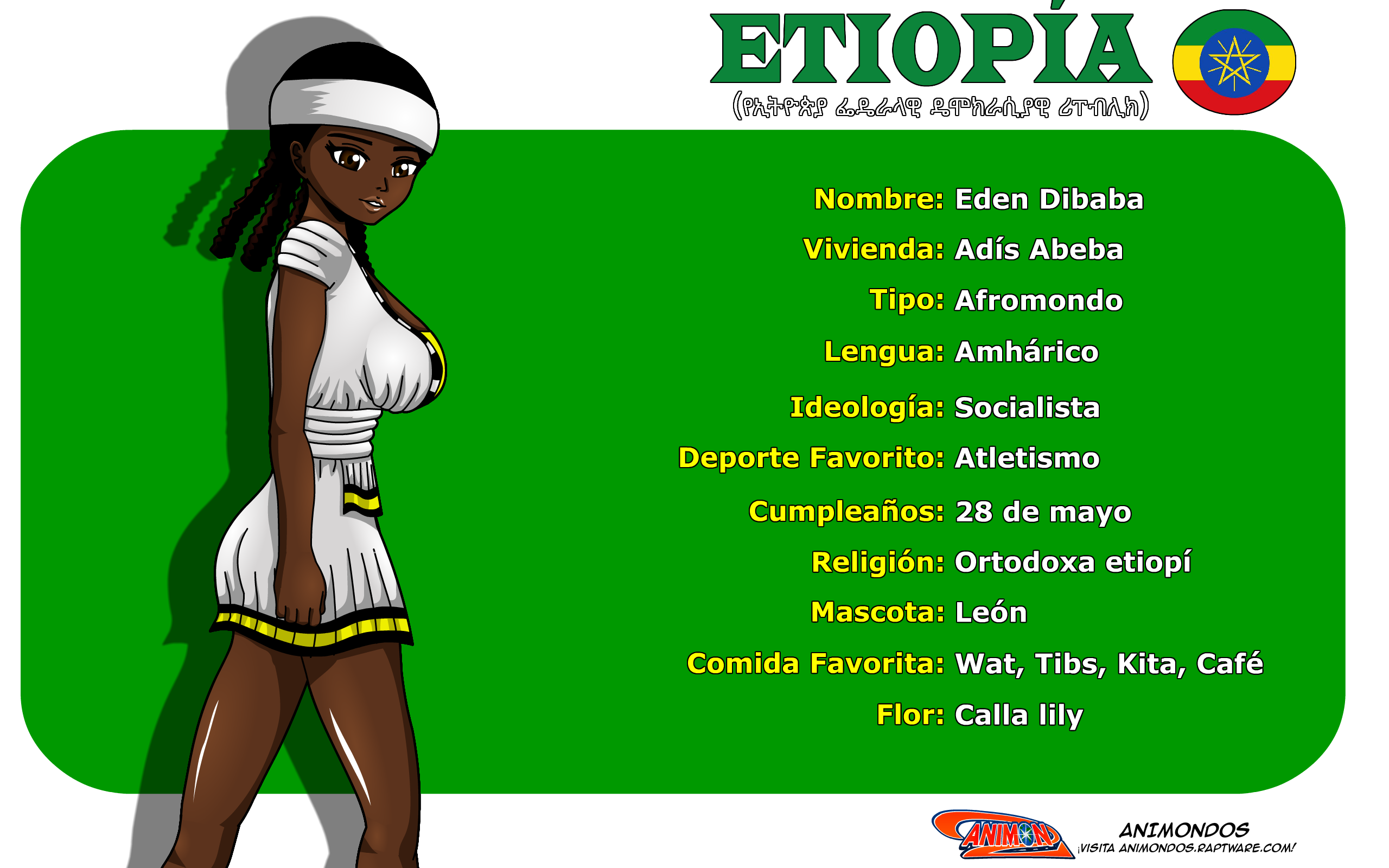 Perfil de Etiopia de Animondos