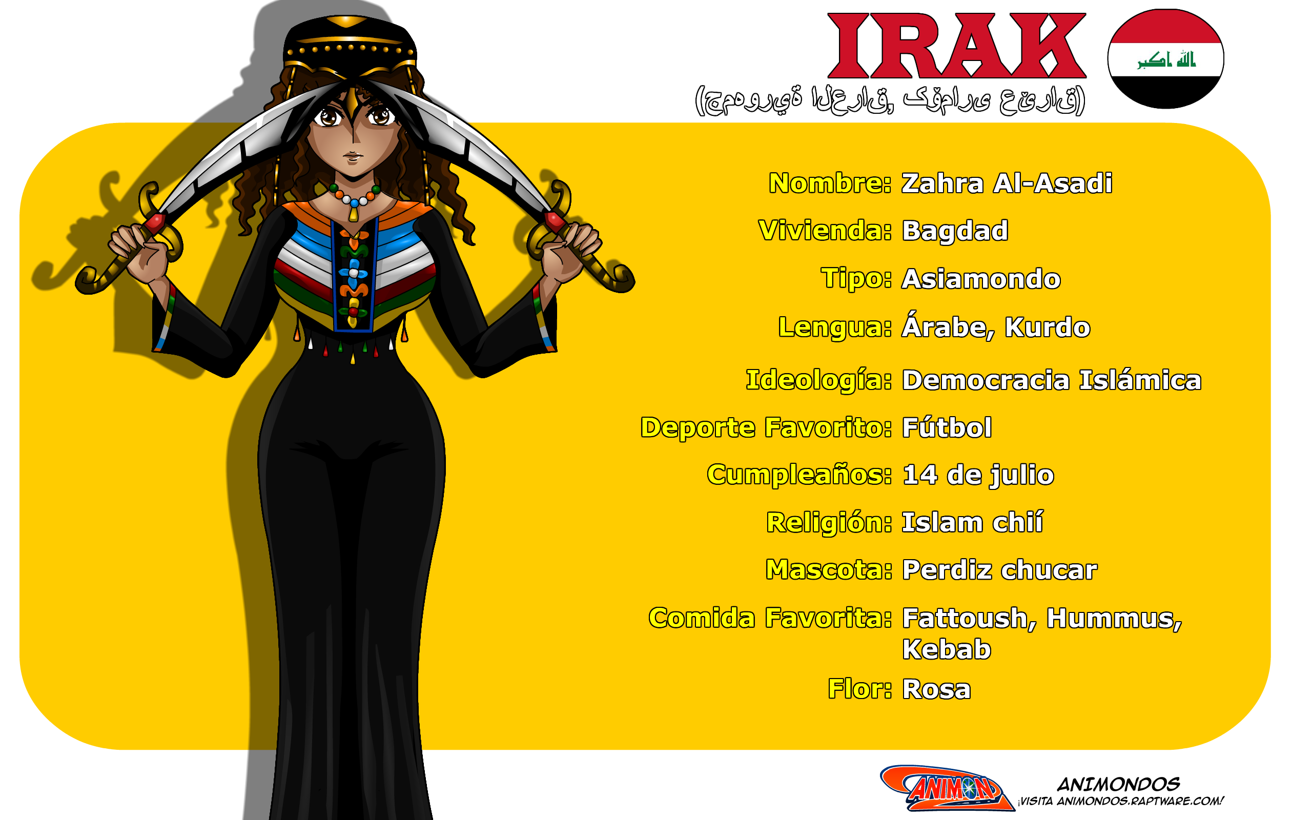 Perfil de Irak de Animondos