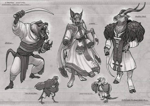 Anthro Character Designs