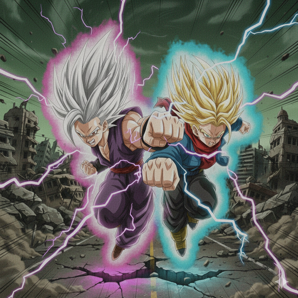 Beast Gojan Rage Beast Gohan and Ssj Rage Trunks. by Robymessi1998 on DeviantArt