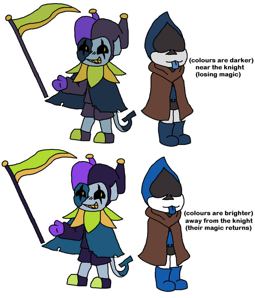 Jevil X Ramb Lancer And Jevil by randomrubyandwishes on DeviantArt