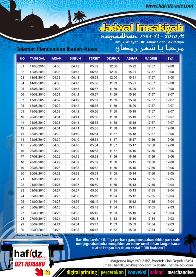 jadwal imsak 2010 by MASTERgrafika on DeviantArt
