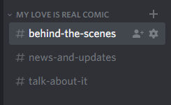 my discord chats for a comic i'm making