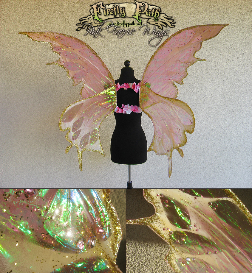 Pink Faerie Wings