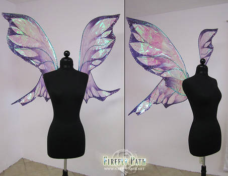 Large Purple Fairy Wings