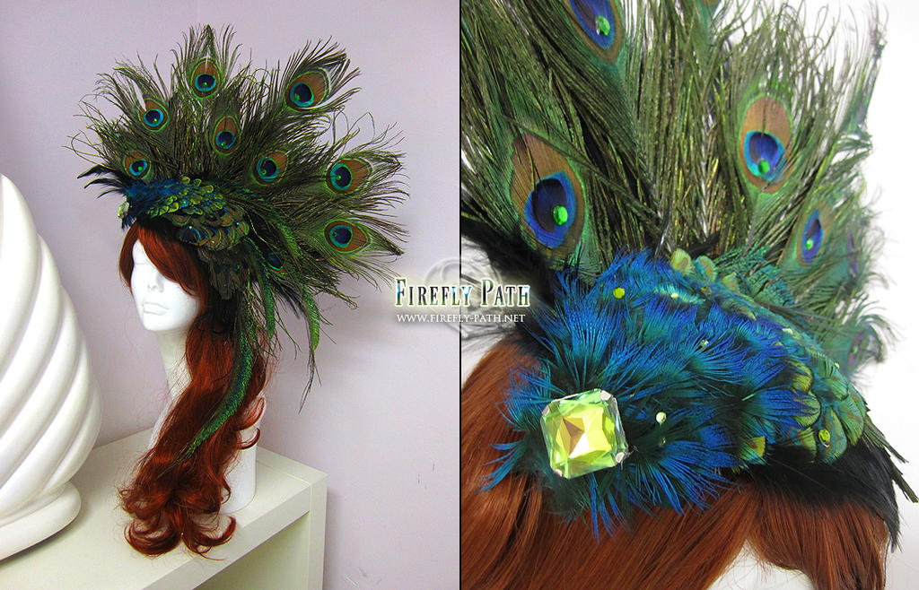 Peacock Headress by Firefly-Path