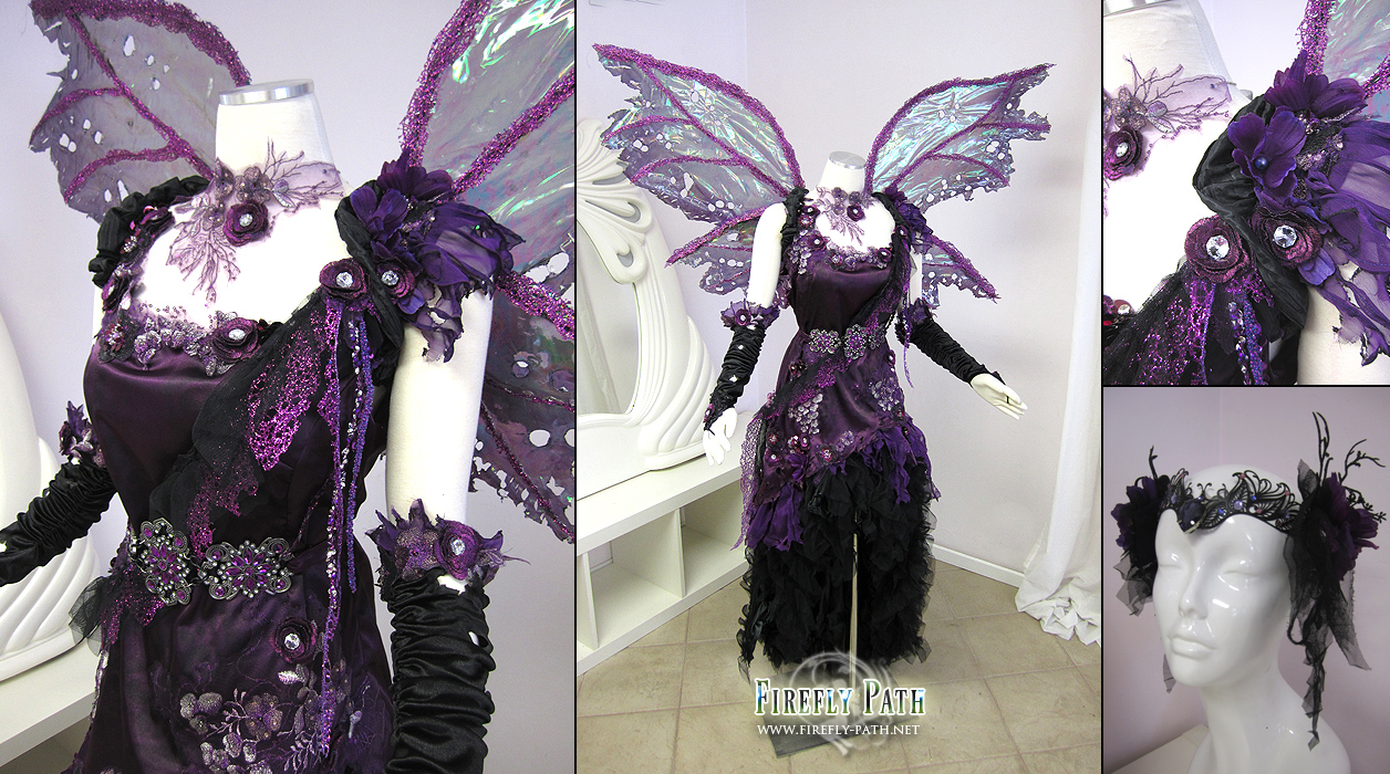 black fairy dress up Amazon.com: Funcredible Black Light Up Fairy Wings, Crown & Glitter Fairy Costume Accessories for Adults Perfect for Halloween, Festivals, Concerts, Cosplay & Themed Events : Clothing, Shoes & Jewelry