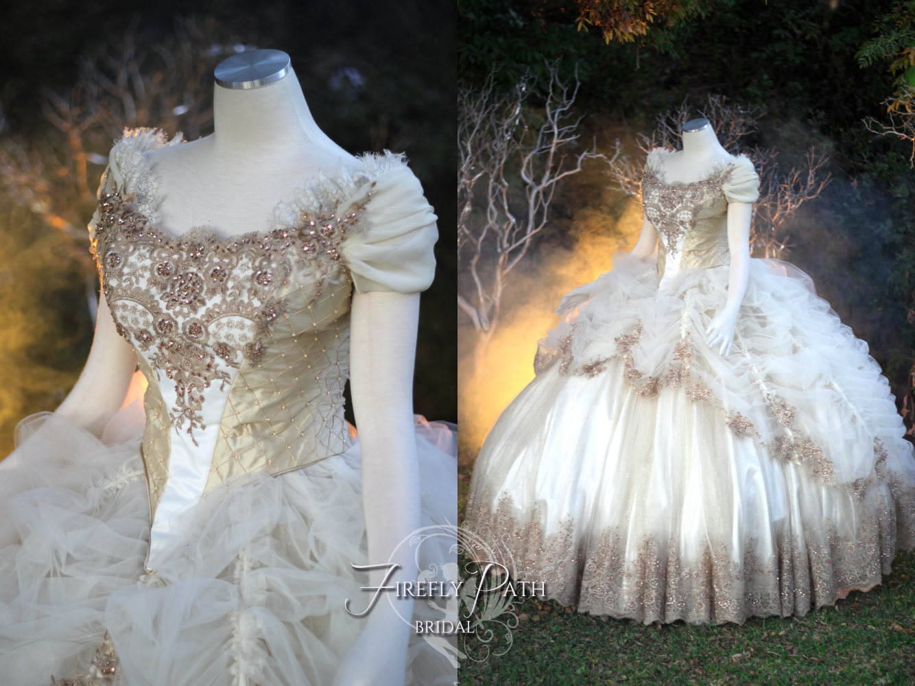 Beauty and the Beast Wedding Gown