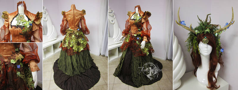 Mother Earth Original Gown and Headdress