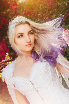 Silver and Purple Ombre Hair
