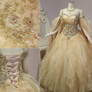 Champagne Peach Fantasy Bridal Gown
