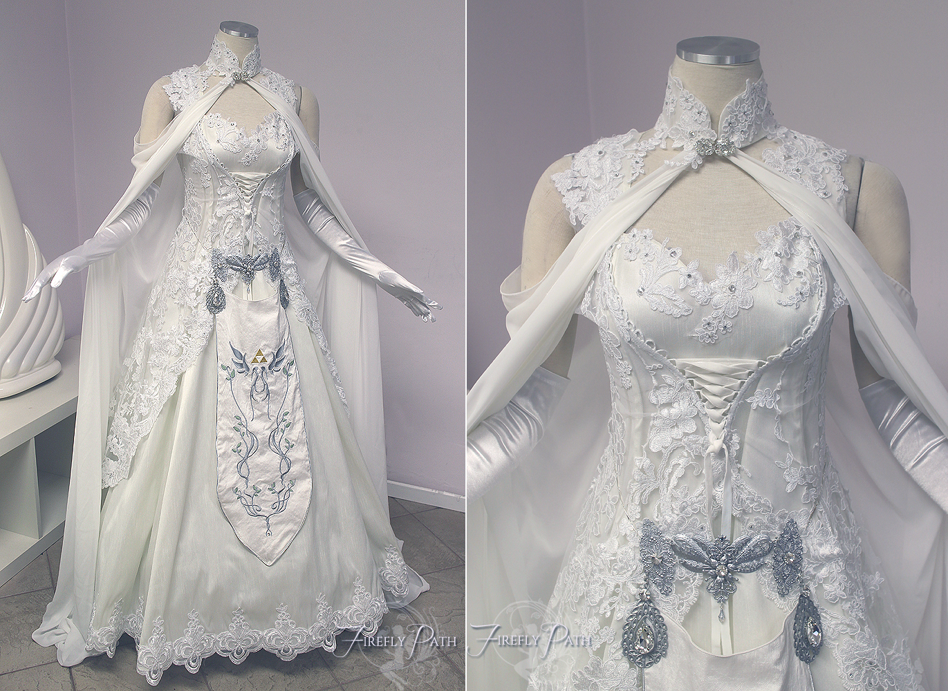 princess zelda wedding dress This Zelda-Inspired Wedding Gown Is Every Geek Bride's Dream Dress