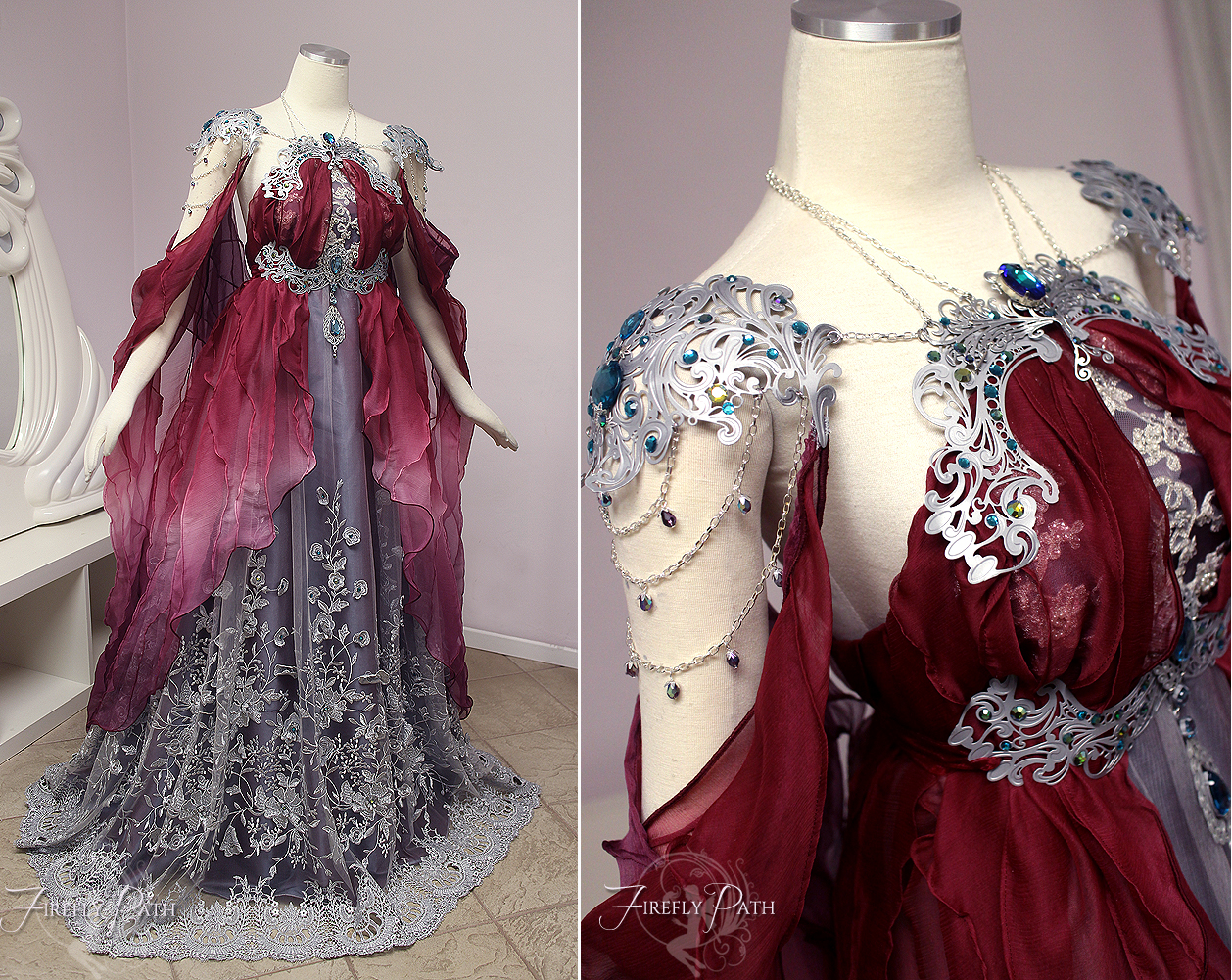 Elegant Armor Gown by Firefly-Path on DeviantArt