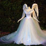 Angelic Rainbow Bridal Gown and Wings