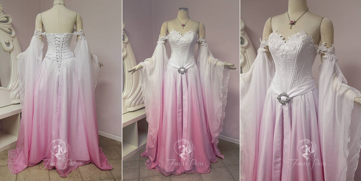 Sakura Elven Bridal Gown by FireflyPath on DeviantArt