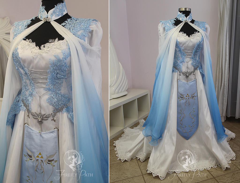 Blue Zelda Bridal Gown by Firefly-Path on DeviantArt Blue Zelda Bridal Gown by Firefly-Path on DeviantArt