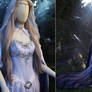 Silver Shadow Elven Gown