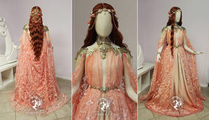 Peach Armor Gown