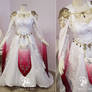 White and Red Zelda Gown