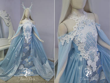 Frost Rose Gown