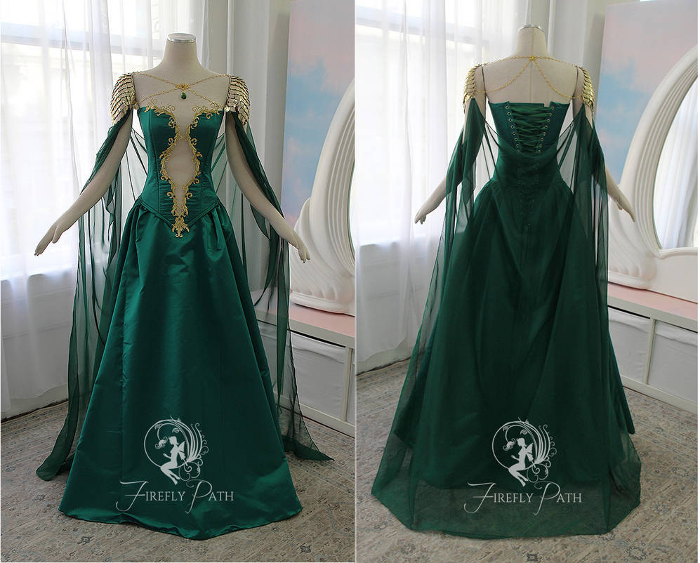 Jade Dragon Gown by Firefly-Path on DeviantArt