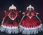 Gothic Dragon Ballgown: Rynaidrosa by Firefly-Path