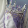 Lavender Fantasy Bridal Crown