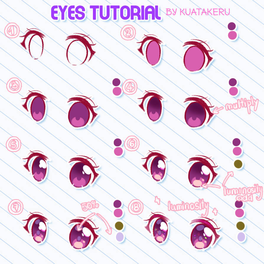Eyes Tutorial By K U A On Deviantart Eyes Tutorial By K U A On Deviantart