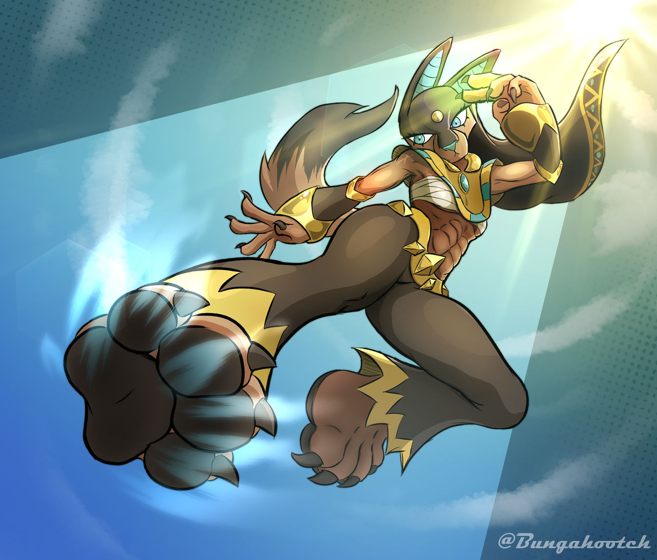 Anubis (Palworld) by BungaHootch on DeviantArt