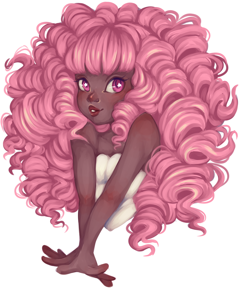 Fluffy hair by GirlfaceRen on DeviantArt