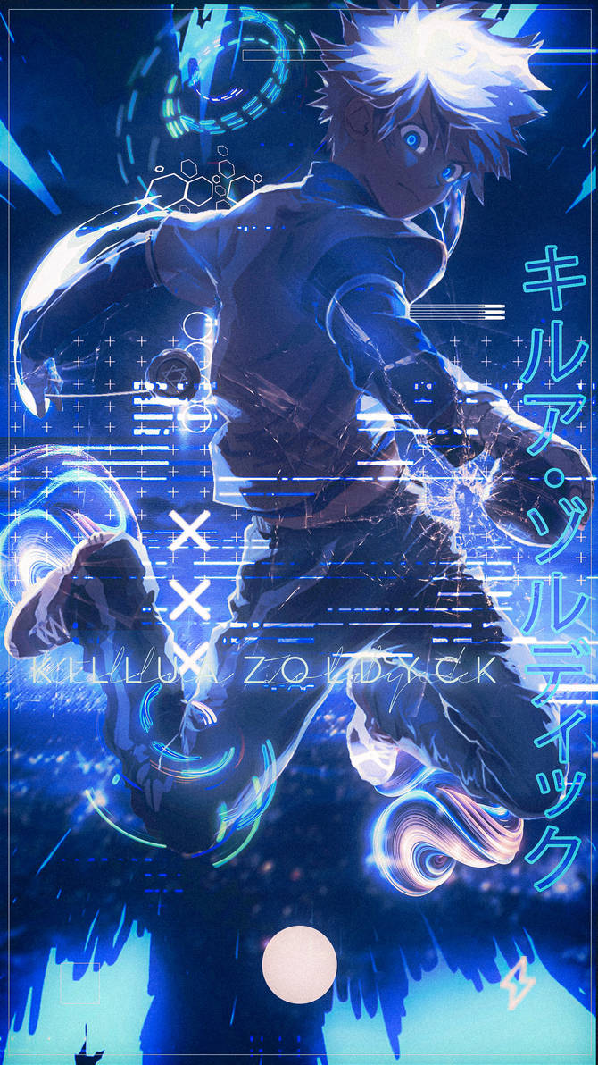 Killua (Phone wallpaper) by MakkieSasaki on DeviantArt
