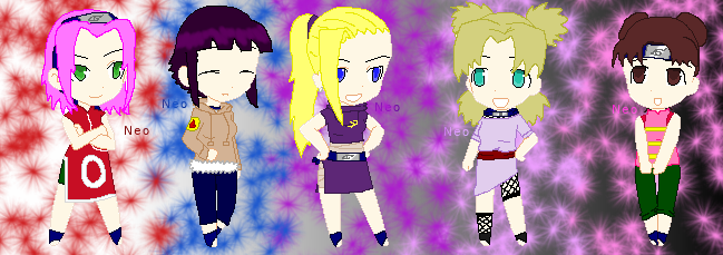 Naruto Girls Chibi