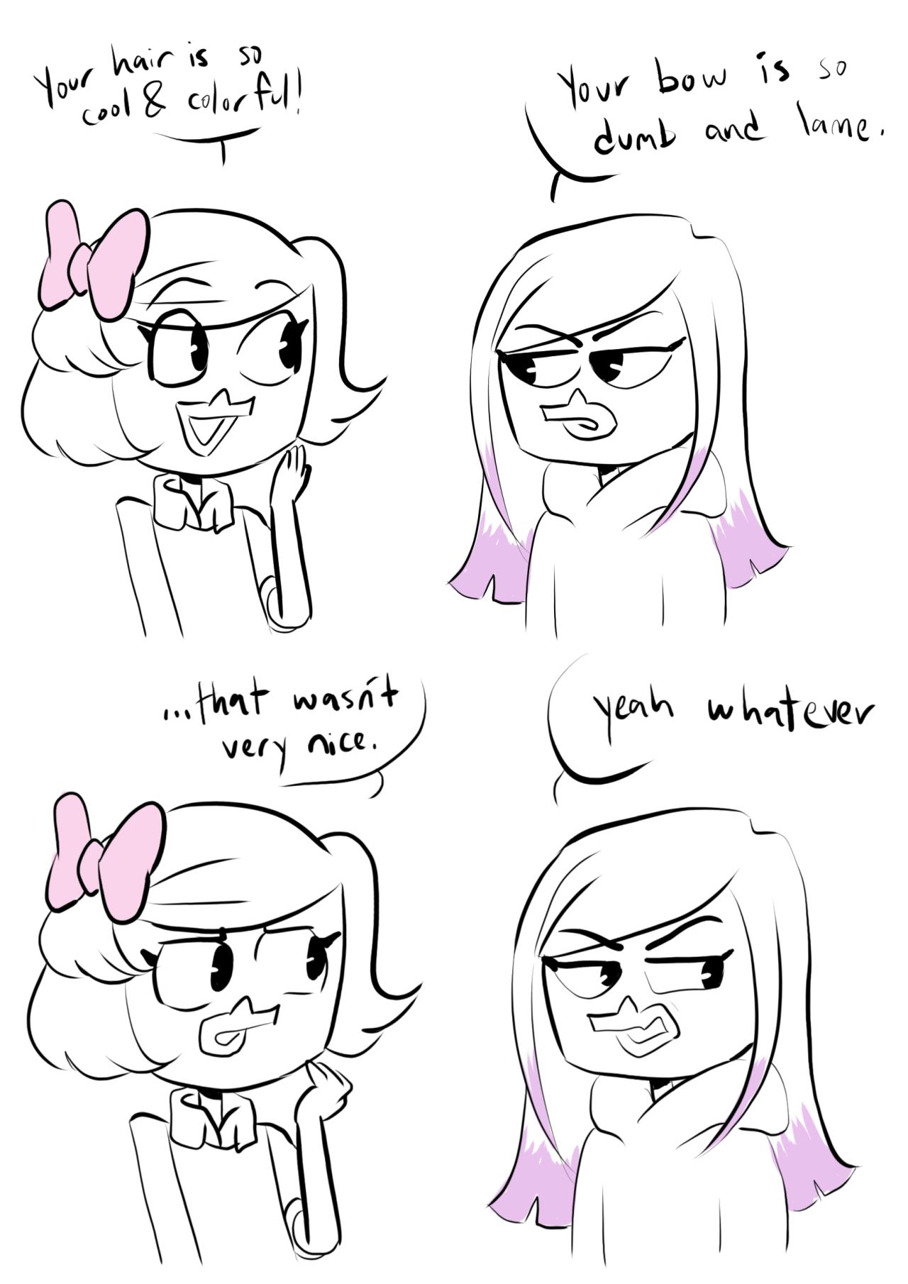 Webby + NegaWebby by neopuff on DeviantArt