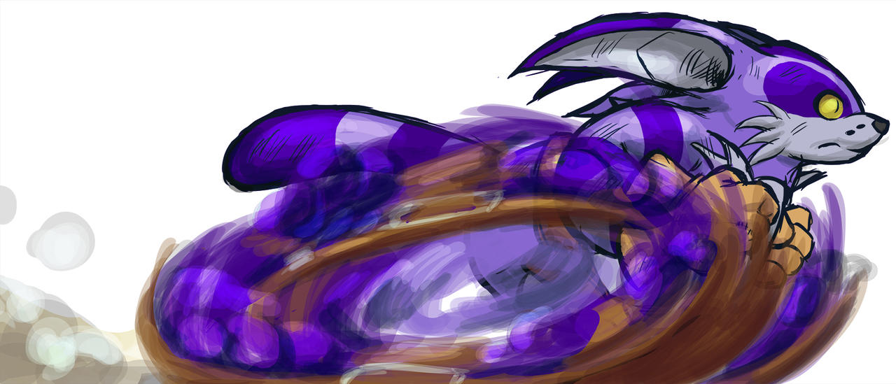 Big the Cat skip shifts into fourth by runde on DeviantArt