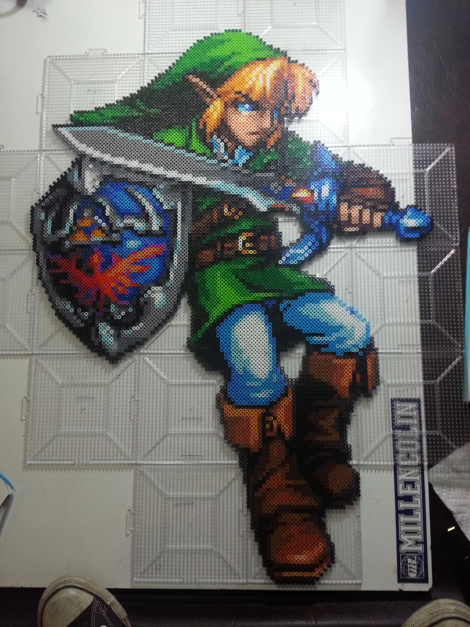 Link Perler Sprite by Bgoodfinger