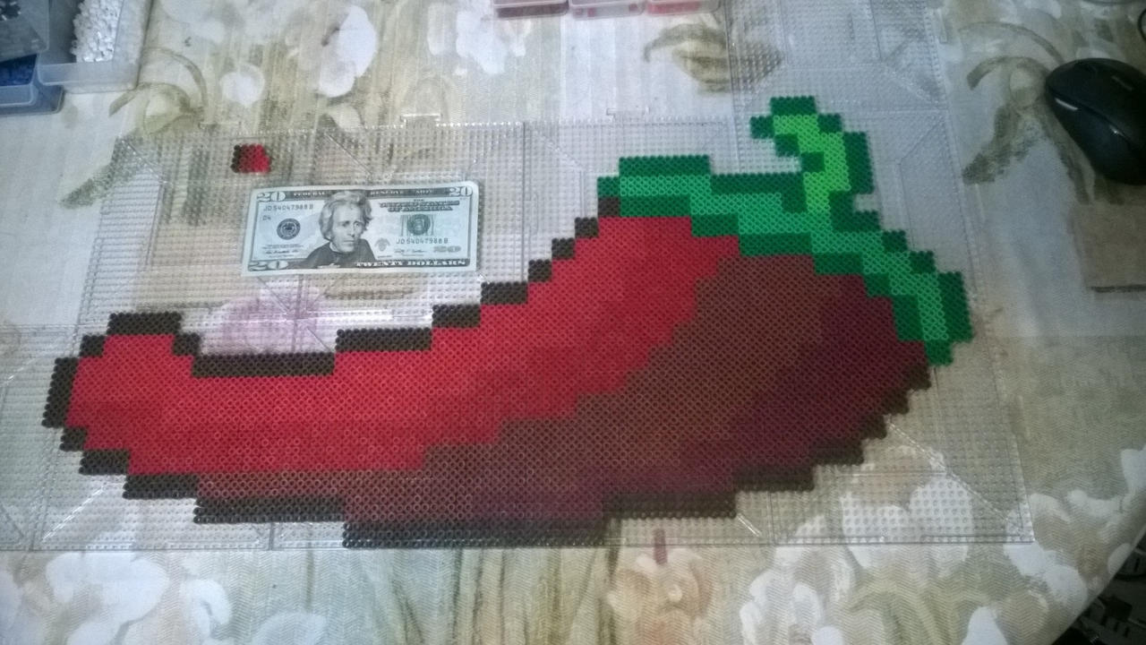 Hot Pepper Perler by Bgoodfinger