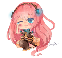 Megurine Luka Vocaloid chibi