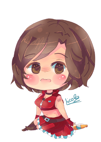 Meiko Vocaloid chibi