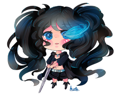 Black Rock shooter Chibi (Hatsune Miku)