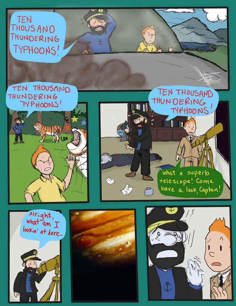 Tintin comic