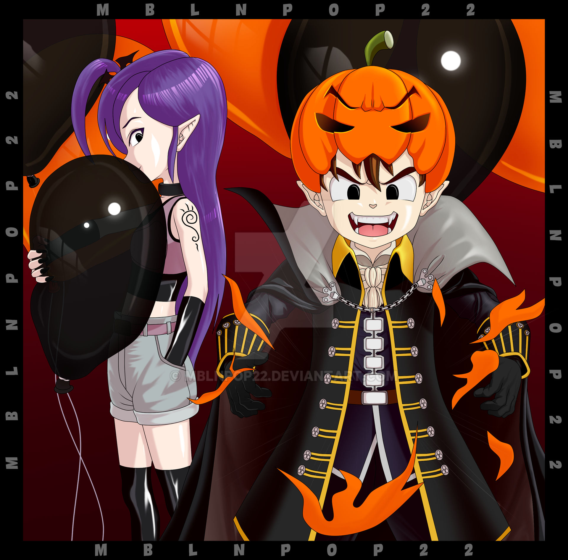 Deviantart Promotion Halloween Promo Art 2023 October to nov - a2 by Mblnpop22 on DeviantArt