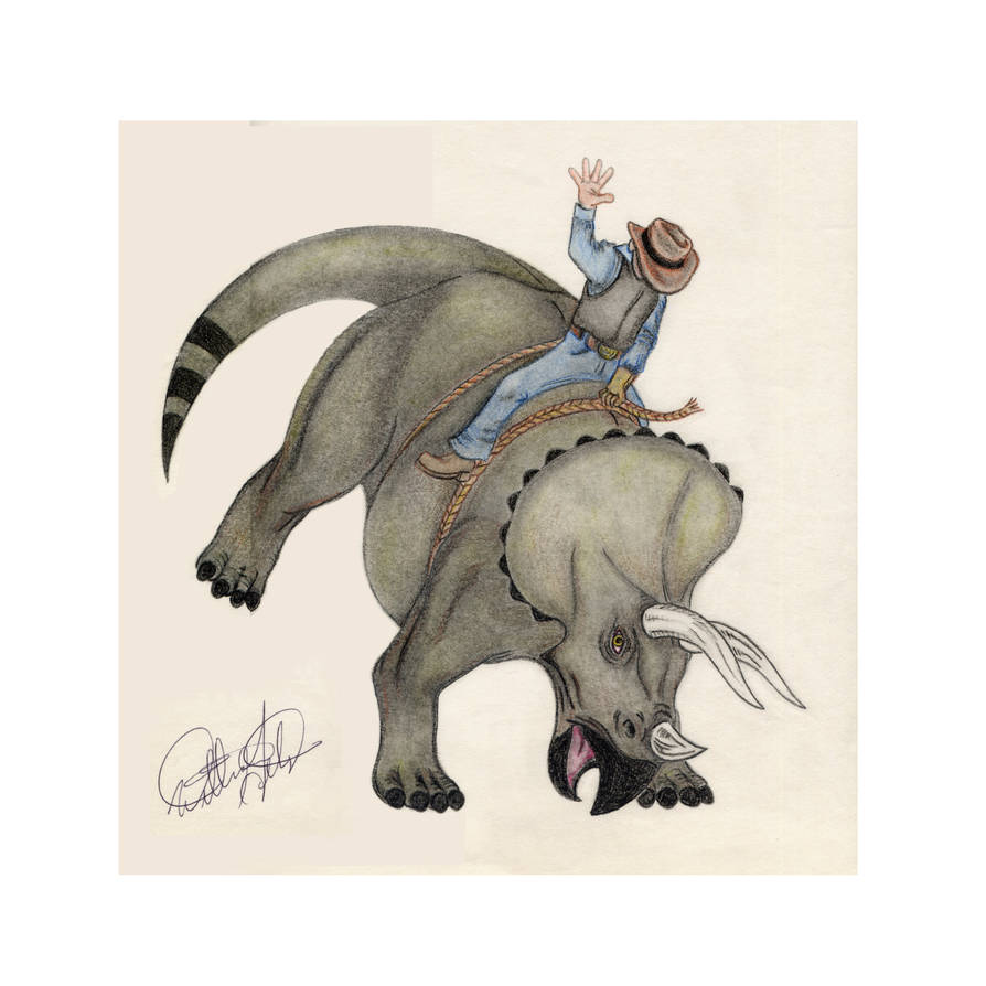 Dino Rodeo by fishman0422 on DeviantArt