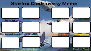 Starfox Controversy Meme Blank