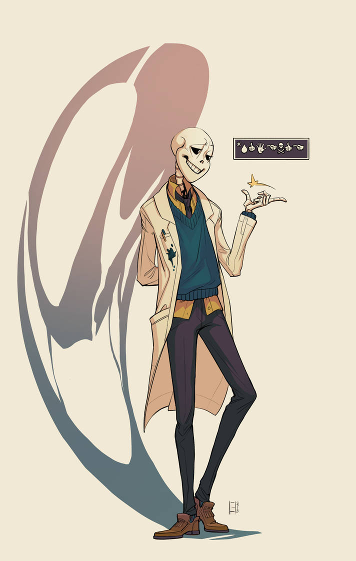 Wingdings Gaster by Eksafael on DeviantArt