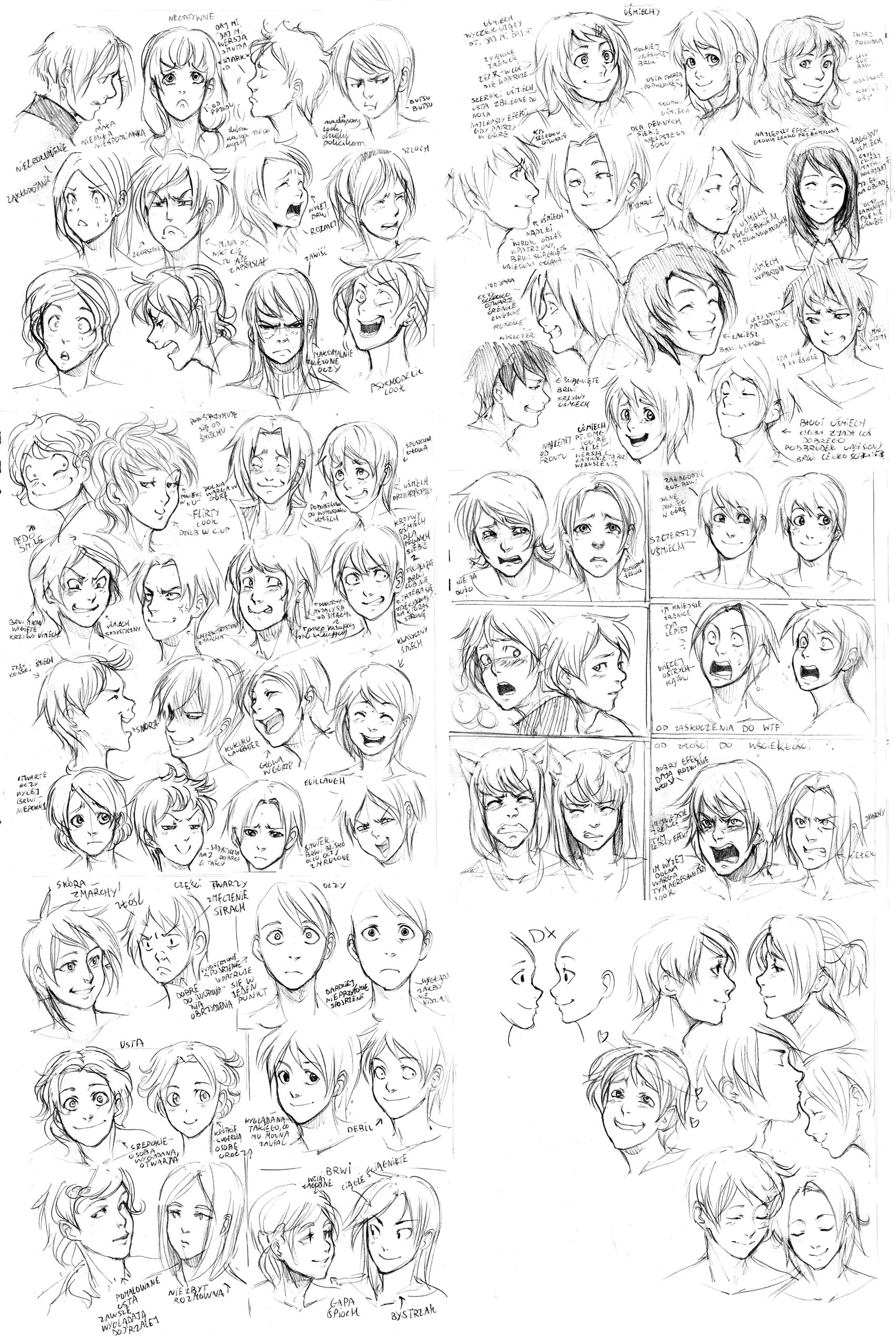 Anime Emotions Reference